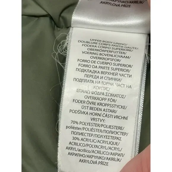 Polo Ralph Lauren Boys Faux Fur Trim Down Parka Jacket Coat Sz 8 Small Tan Khaki - Picture 7 of 13